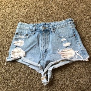 Cheeky super high rise shorts from urban